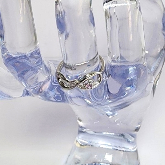 Sterling silver Infinity Guardian Angel ring - Picture 8 of 9